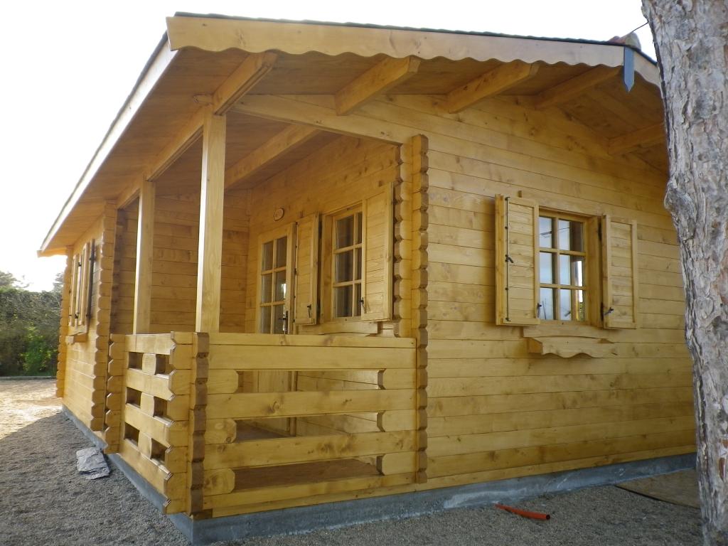 Chalet Habitable de loisirs 40m2 en bois en kit